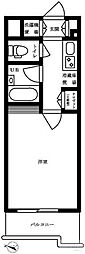ルーブル豊島千川 1Kの間取図画像