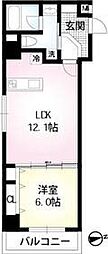 CIELBLEU 1LDKの間取図画像