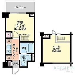 エスティメゾン新中野 1Kの間取図画像