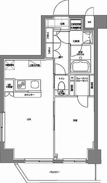 パティーナ曳舟 206｜東京都墨田区八広２丁目(賃貸マンション1LDK・2階・41.11㎡)の写真 その2