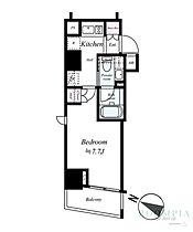 ガリシア新宿Ｎｏｒｔｈ 904 ｜ 東京都新宿区北新宿１丁目8-24（賃貸マンション1K・9階・26.41㎡） その2