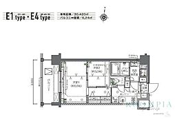 ズーム新宿西落合 2Kの間取図画像