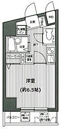 グランド・ガーラ渋谷 1Kの間取図画像