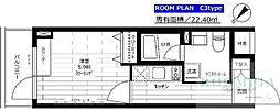 ステージグランデ新桜台 1Kの間取図画像