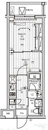 (仮称)PREMIUMCUBE東高円寺DEUX 2Kの間取図画像