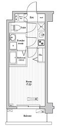 Nステージ西船橋2 1Kの間取図画像