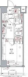 クレヴィスタ亀戸2 1Kの間取図画像