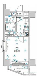 グランドパーク親水公園 1Kの間取図画像