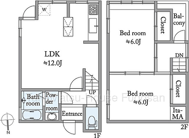 間取り 北区志茂1丁目