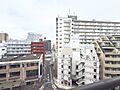 バルコニーから...