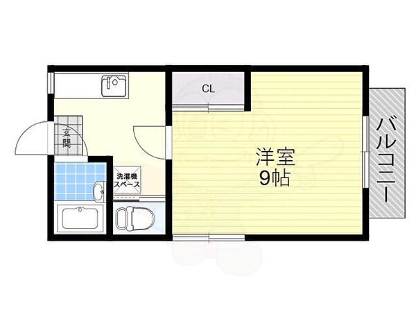 サンロード豊中 ｜大阪府豊中市末広町３丁目(賃貸マンション1K・3階・27.00㎡)の写真 その2