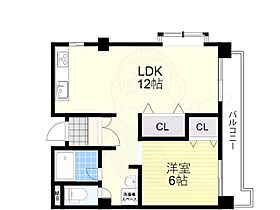 プルミエール豊中 201 ｜ 大阪府豊中市本町２丁目（賃貸マンション1LDK・2階・45.37㎡） その2