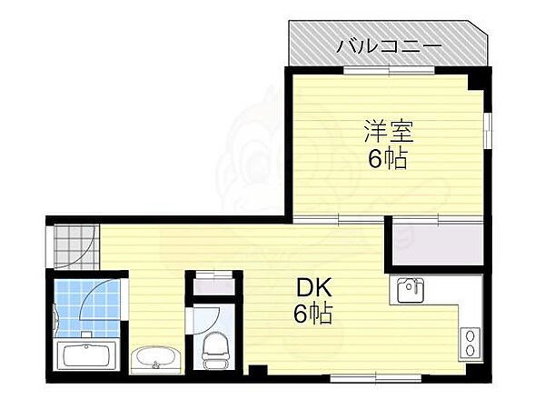 エクセレンス千里山 ｜大阪府吹田市千里山西６丁目(賃貸マンション1DK・1階・22.00㎡)の写真 その2