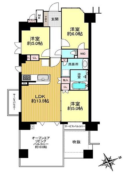 間取りを拡大表示