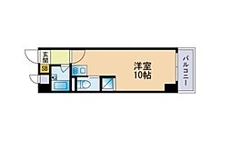 アバンダント84 ワンルームの間取図画像