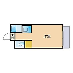 フォルム博多駅南2 1Kの間取図画像