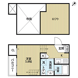 間取図画像 ワンルーム