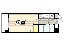 ロイヤル香椎 1Kの間取図画像