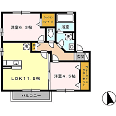 物件の間取り