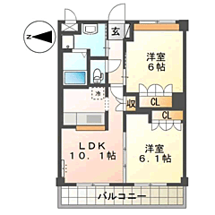 物件の間取り