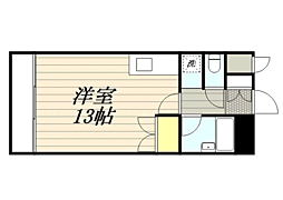 セレス九産大駅前 ワンルームの間取図画像