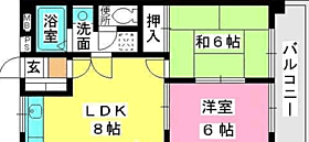 ヴィラ・フェリス 302 ｜ 福岡県福岡市東区唐原４丁目（賃貸マンション2LDK・3階・46.44㎡） その2