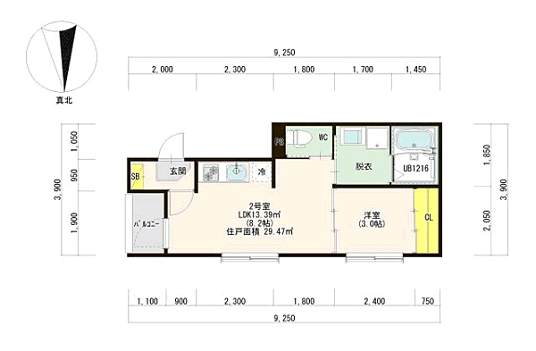 ブランノワール 102｜福岡県福岡市東区和白３丁目(賃貸アパート1LDK・1階・29.47㎡)の写真 その1