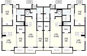 シャングリラ天神 503 ｜ 福岡県古賀市天神４丁目（賃貸マンション1LDK・5階・41.16㎡） その2