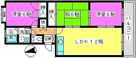 アネックス三苫 405 ｜ 福岡県福岡市東区三苫４丁目（賃貸マンション3LDK・4階・68.68㎡） その2