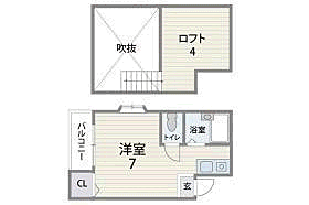 フィオーレ箱崎 202 ｜ 福岡県福岡市東区箱崎３丁目（賃貸アパート1R・2階・18.00㎡） その2