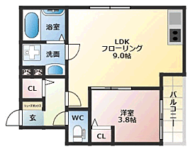 エスペランサ和白 301 ｜ 福岡県福岡市東区和白４丁目（賃貸アパート1LDK・3階・30.23㎡） その2