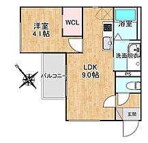 Ｃｒｅｃｉａ　Ｓｅａｓｉｄｅ　Ｖｉｌｌａ 205 ｜ 福岡県福岡市東区唐原２丁目（賃貸アパート1LDK・2階・31.69㎡） その2