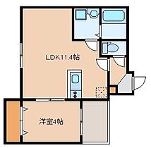 A・ＲＡＴＡ 202 ｜ 福岡県福岡市東区和白４丁目19-8（賃貸アパート1LDK・2階・35.09㎡） その2