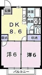 間取図画像 2DK