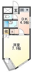 間取図画像 1DK