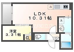 間取図画像 1LDK