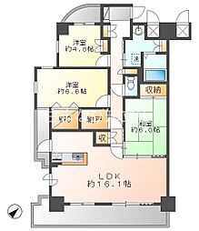 キングスコートソフィア三河安城 3LDKの間取図画像