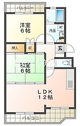 ストーンリバービレッジ 2LDKの間取図画像