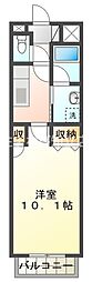 リヴェール和楽 1Kの間取図画像
