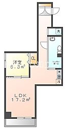 KAGAYAKISQUARE 1LDKの間取図画像