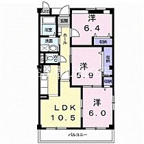 シャンブル　I  ｜ 愛知県刈谷市天王町3丁目（賃貸マンション3LDK・2階・66.21㎡） その2