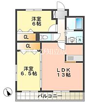 愛知県豊明市栄町南舘（賃貸アパート2LDK・3階・55.80㎡） その2