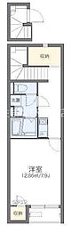 レオネクスト安城亀山 2階1Kの間取り