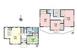 #空家　毛呂山町目白台2丁目　中古戸建 4LDKの間取り