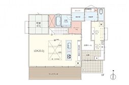 坂戸市北峰　中古戸建 5LDKの間取り