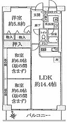 間取図画像 3LDK