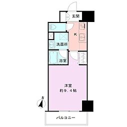 S-FORT新潟駅前 1Kの間取図画像
