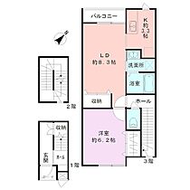 ベル・ヴェール田中町 A302 ｜ 新潟県新潟市中央区田中町835-1（賃貸アパート1LDK・3階・43.65㎡） その2