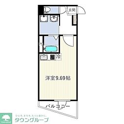 ＥＳ−Ｇｒａｎｄｅ門前仲町 5階1Kの間取り