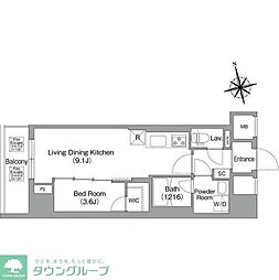 間取図画像 1LDK